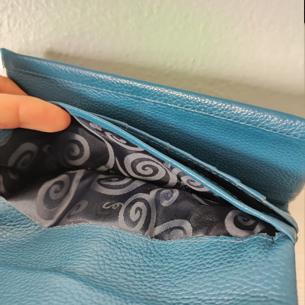 Brighton Turquoise Blue Nolita Wallet - Picture 9 of 13